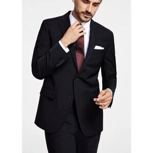 Brooks Brothers Blazer Jacket Coat Black 39 R Formal Ships FAST!!!!! Silk Blend